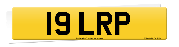 Registration number 19 LRP